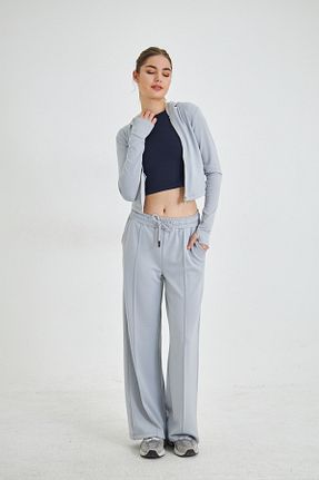 شلوار پارچه ای طوسی زنانه بلند The Champ Clothing - کد 925331279