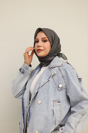روسری قهوه ای پنبه ای Silk Home - کد 879485955