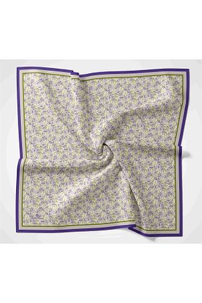 روسری سرمه ای پنبه ای Silk Home - کد 855990845