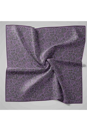 روسری طوسی پنبه ای Silk Home - کد 896895836