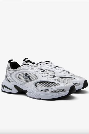 کفش اسنیکر سفید مردانه بند دار Lacoste - کد 925352267