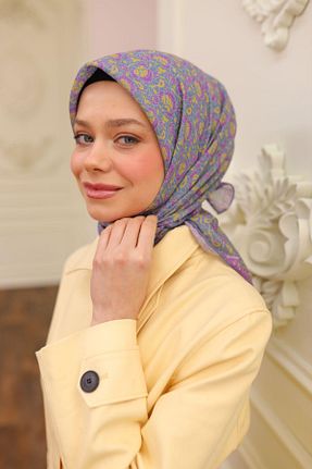 روسری رنگی پنبه ای Silk Home - کد 903251135