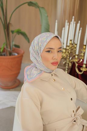 روسری صورتی پنبه ای Silk Home - کد 855999626