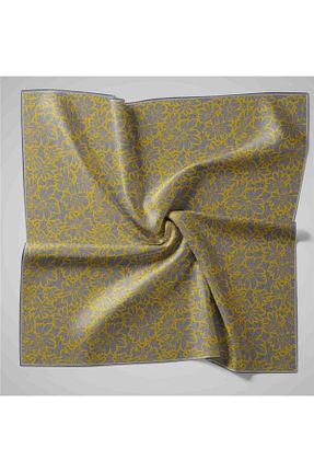 روسری طوسی پنبه ای Silk Home - کد 897166499