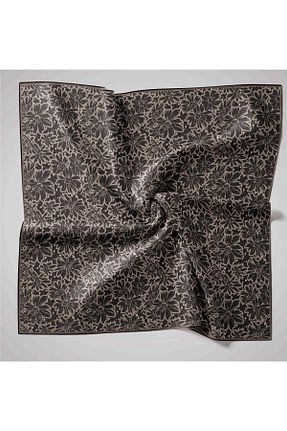 روسری طوسی پنبه ای Silk Home - کد 896895842