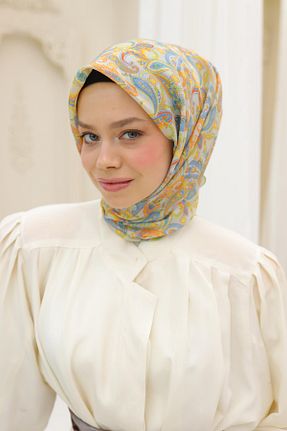 روسری رنگی پنبه ای Silk Home - کد 906021079