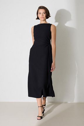 لباس مشکی زنانه بافتنی Setre - کد 925340834