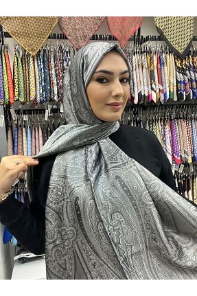 شال طوسی زنانه İpekseli - کد 925341982