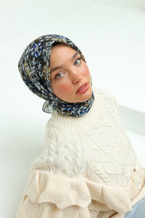 روسری مشکی پنبه ای Silk Home - کد 890812929
