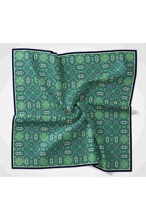روسری سرمه ای پنبه ای Silk Home - کد 860596504