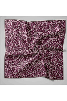روسری بنفش پنبه ای Silk Home - کد 897445599