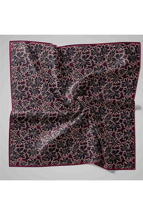 روسری سرمه ای پنبه ای Silk Home - کد 896898050