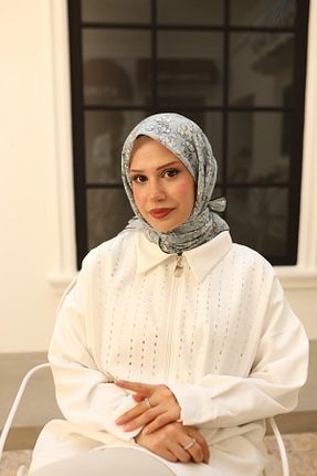 روسری مشکی پنبه ای Silk Home - کد 863651483