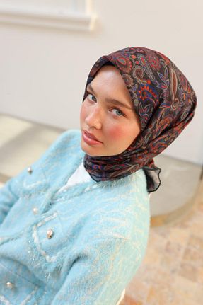 روسری مشکی پنبه ای Silk Home - کد 890813026