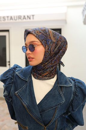 روسری مشکی پنبه ای Silk Home - کد 890812921