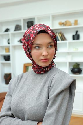 روسری قرمز پنبه ای Silk Home - کد 890812956