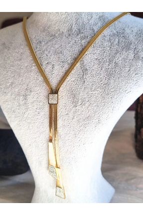 گردنبند استیل ( فولاد ) طلائی زنانه استیل (فولاد) Brassito - کد 870549690
