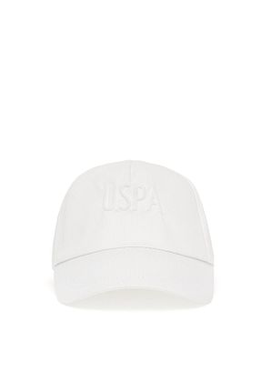 کلاه سفید زنانه پنبه ای U.S. Polo Assn. - کد 925416804