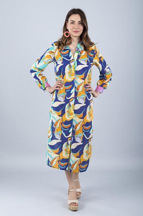 لباس ساحلی سرمه ای زنانه طرح دار Bonitas Beachwear - کد 925787258