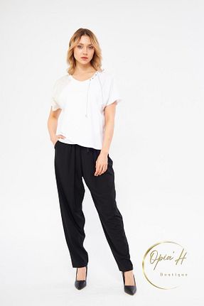 بلوز بژ زنانه هندسی LAMANTE - کد 925411644
