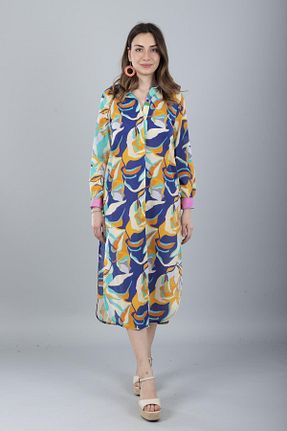 لباس ساحلی سرمه ای زنانه طرح دار Bonitas Beachwear - کد 925787258