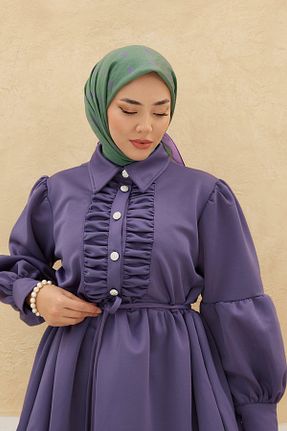 روسری بنفش 90 x 90 Silk Home - کد 792505024