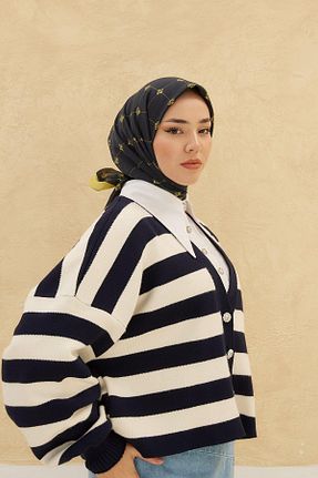 روسری زرد 90 x 90 Silk Home - کد 792772359