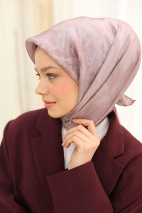 روسری صورتی پلی استر Silk Home - کد 904293020