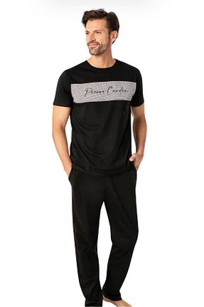 ست لباس راحتی قهوه ای مردانه %100 پنبه Pierre Cardin - کد 925429737