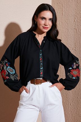 پیراهن مشکی زنانه رگولار Lela - کد 925419597