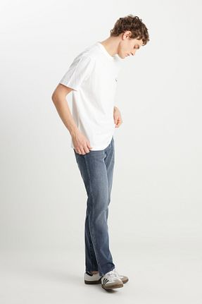 شلوار جین طوسی مردانه پاچه گشاد Wrangler - کد 925803259