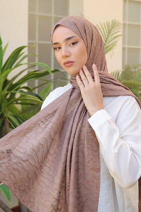 شال قهوه ای زنانه ویسکون Silk Home - کد 838145080