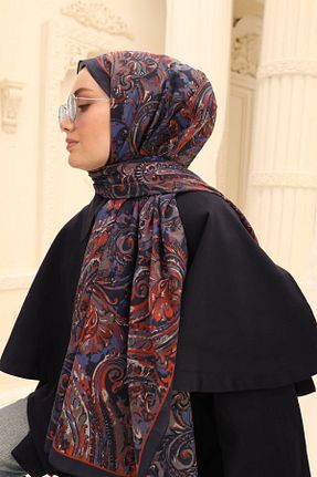شال سرمه ای زنانه Silk Home - کد 920757790