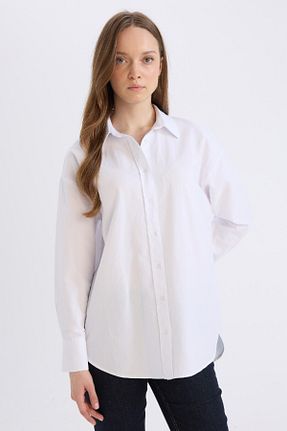 تونیک سفید زنانه بافتنی Defacto - کد 892907111