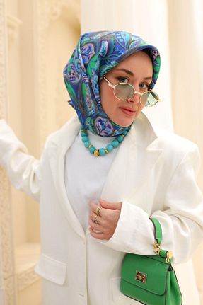 روسری طوسی İpek Tivil Silk Home - کد 901823512