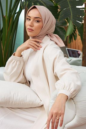 روسری بژ پلی استر Silk Home - کد 669893903