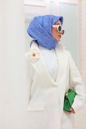 روسری سرمه ای İpek Tivil Silk Home - کد 903223341