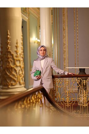 روسری بنفش İpek Tivil Silk Home - کد 901806168