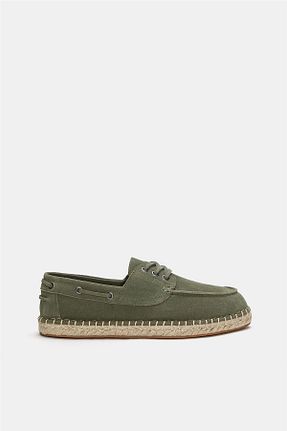کفش لوفر خاکی مردانه پاشنه کوتاه (1 - 4 سانتی متر) Pull & Bear - کد 925805603