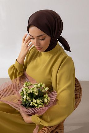 روسری سرمه ای پلی استر Silk Home - کد 655200462