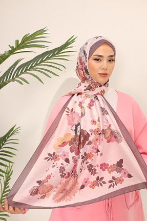 شال صورتی زنانه ویسکون Silk Home - کد 831711785