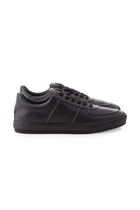 کفش کژوال مشکی مردانه چرم خالص Moncler - کد 925436431