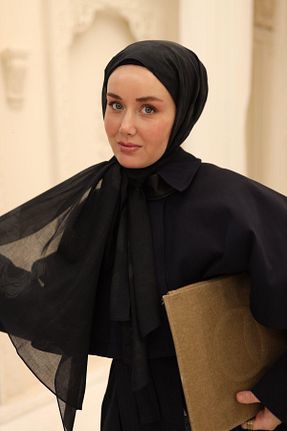 شال مشکی زنانه Silk Home - کد 920767567