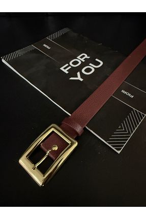 کمربند زرشکی زنانه Fiori - کد 925451610