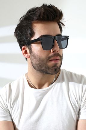 عینک آفتابی مشکی مردانه 55 Lozzo - کد 925523613