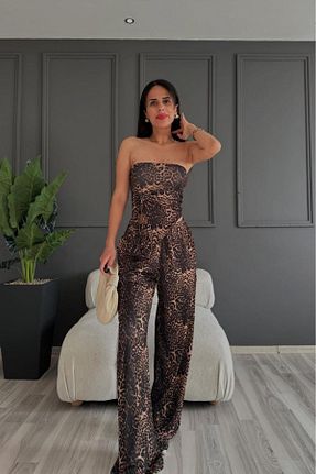ست بالاتنه و پائین تنه قهوه ای زنانه بافتنی style of style - کد 922866803