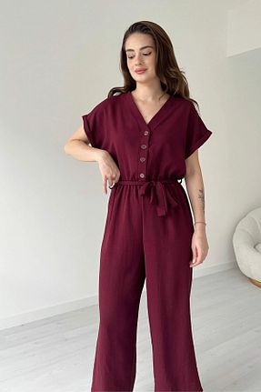 سرهمی زرشکی زنانه آستین کوتاه Sorridi - کد 925562868