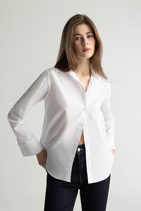 پیراهن سفید زنانه رگولار Defacto - کد 893511849