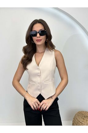 جلیقه طوسی زنانه رگولار Elif Özbey Butik - کد 828218327