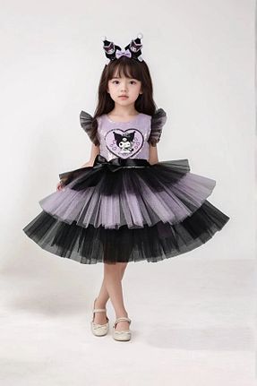 لباس مشکی بچه گانه بافتنی FURYATEX - کد 925846237